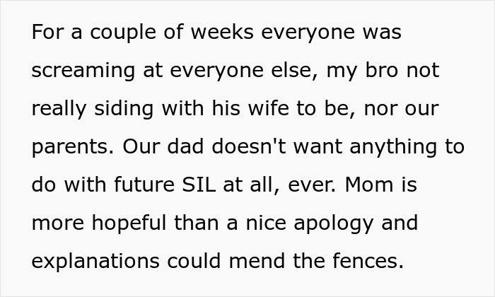 Woman Is In A Lose-Lose Situation When SIL Asks To Make Her An Elaborate Wedding Dress