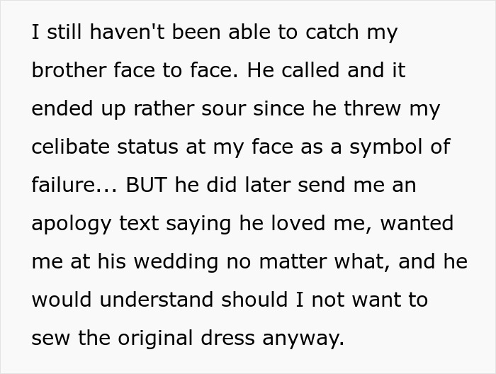 Woman Is In A Lose-Lose Situation When SIL Asks To Make Her An Elaborate Wedding Dress