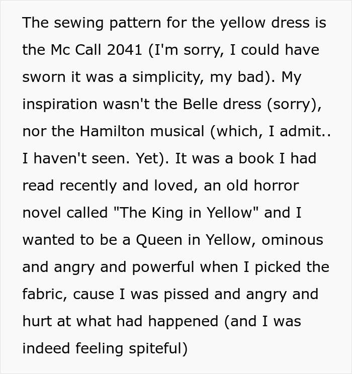 Woman Is In A Lose-Lose Situation When SIL Asks To Make Her An Elaborate Wedding Dress