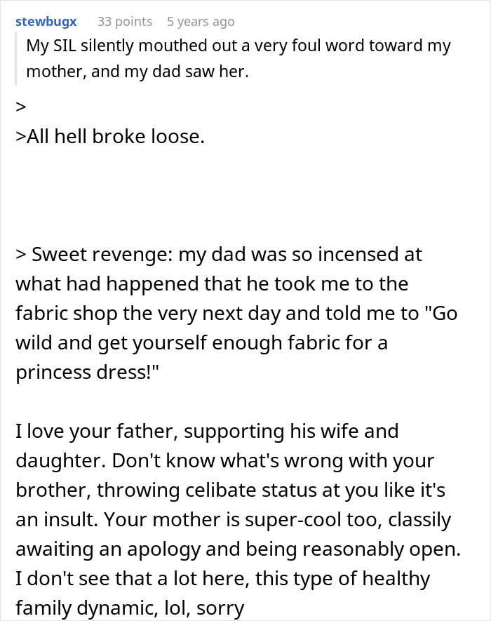 Woman Is In A Lose-Lose Situation When SIL Asks To Make Her An Elaborate Wedding Dress