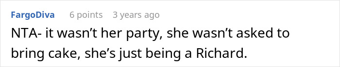 MIL Secretly Brings Her Own Cake To Son’s Birthday, Doesn’t Expect What Happens Next