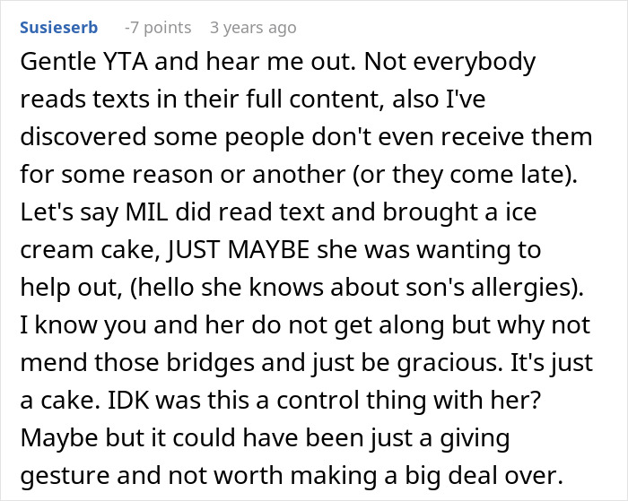 MIL Secretly Brings Her Own Cake To Son’s Birthday, Doesn’t Expect What Happens Next