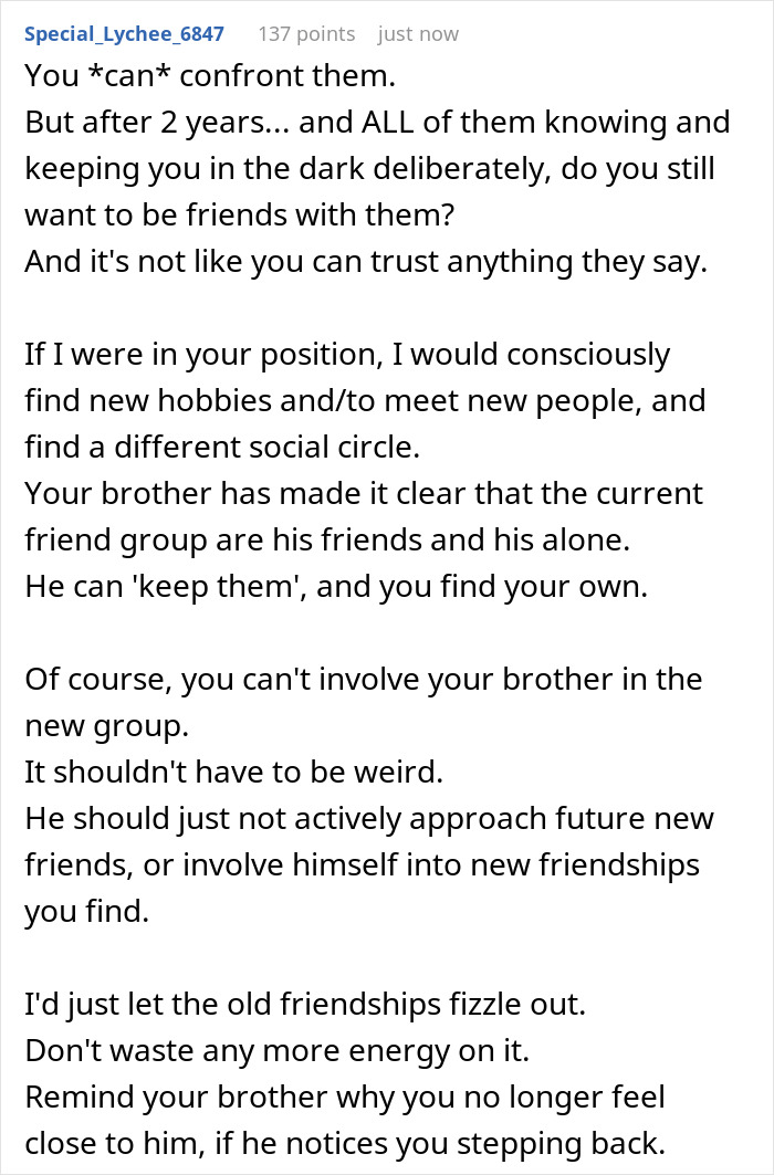 Woman Finds Out Friends Hid A Secret About Her Twin Brother, Realizes She Was The Only One Left Out