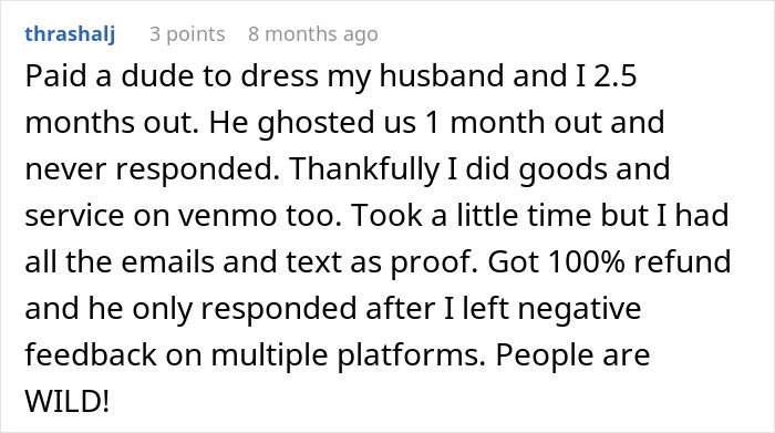 Coordinator Cancels Wedding 24 Hours Before The Wedding, Then Tries To Silence The Bride