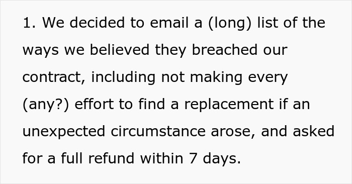 Coordinator Cancels Wedding 24 Hours Before The Wedding, Then Tries To Silence The Bride