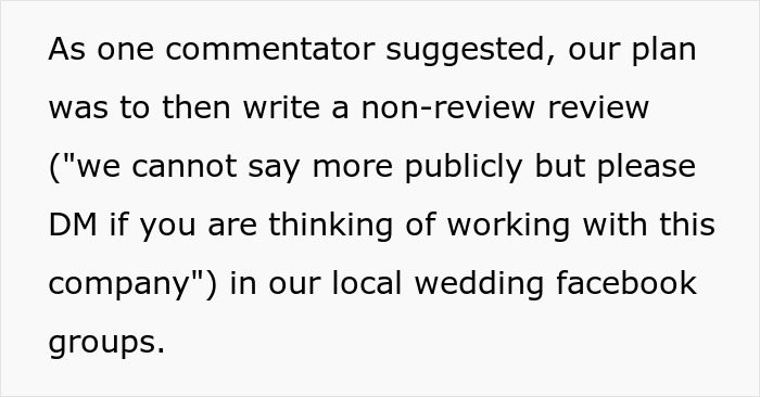 Coordinator Cancels Wedding 24 Hours Before The Wedding, Then Tries To Silence The Bride