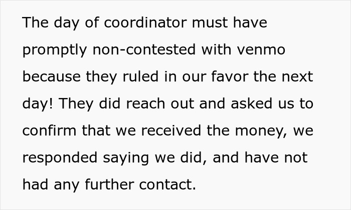 Coordinator Cancels Wedding 24 Hours Before The Wedding, Then Tries To Silence The Bride