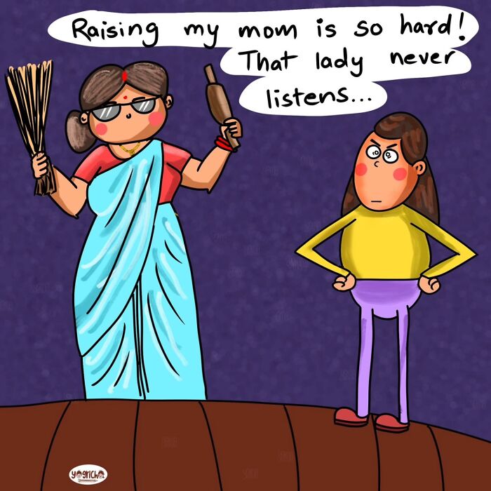This Indian Artist Made 33 Simple Yet Deeply Relatable Comics About Motherhood, Marriage, And Family Life (New Pics)