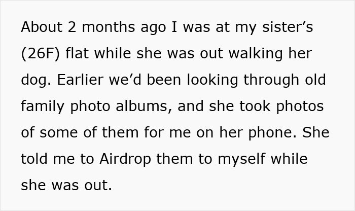 Woman Finds Explicit Photos Of Her Bro’s GF And Her Sis, Sickened By The Thought Of What It Means