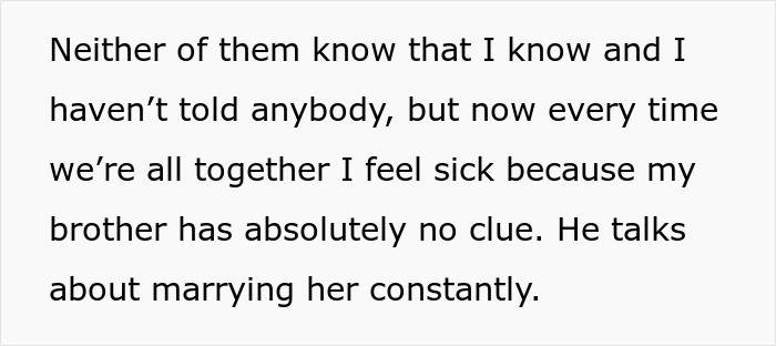 Woman Finds Explicit Photos Of Her Bro’s GF And Her Sis, Sickened By The Thought Of What It Means