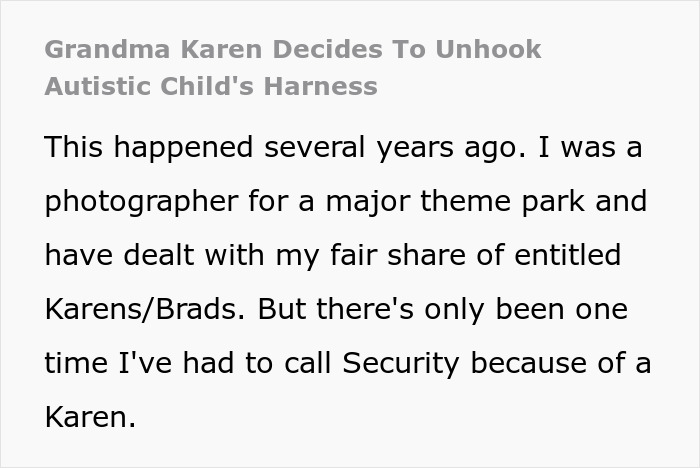 Mom Uses Harness On Autistic Kid, Old Woman Thinks It’s Just Bad Parenting, Kid Ends Up Missing