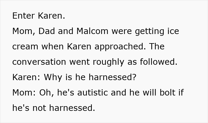 Mom Uses Harness On Autistic Kid, Old Woman Thinks It’s Just Bad Parenting, Kid Ends Up Missing