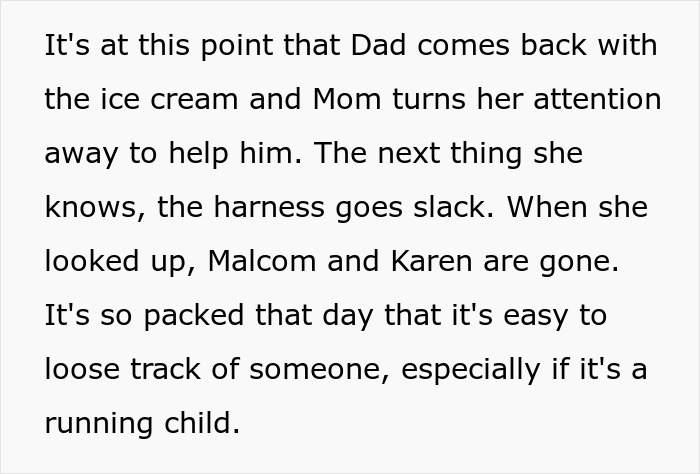 Mom Uses Harness On Autistic Kid, Old Woman Thinks It’s Just Bad Parenting, Kid Ends Up Missing
