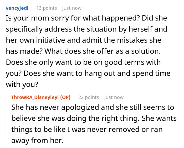 Teen Done Living In A House Where Her Safety Came Last, Tells Mom Reconciliation Isn’t On The Table