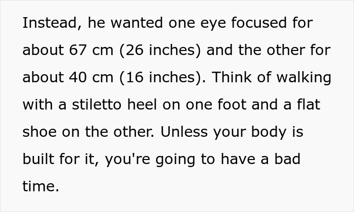 Customer Refuses To Listen To Licensed Optician, Discovers Why Experts Warned Him From The Start