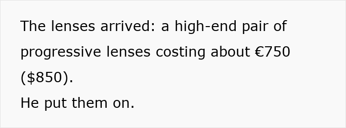 Customer Refuses To Listen To Licensed Optician, Discovers Why Experts Warned Him From The Start