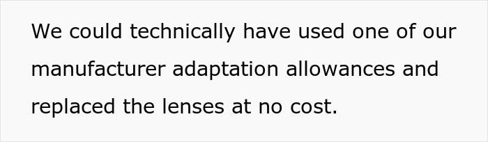 Customer Refuses To Listen To Licensed Optician, Discovers Why Experts Warned Him From The Start