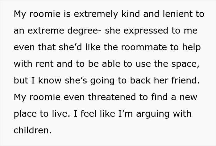 23YO Outs “Secret Roomie” To Landlord As She Has Been Squatting For Months Without Paying Rent