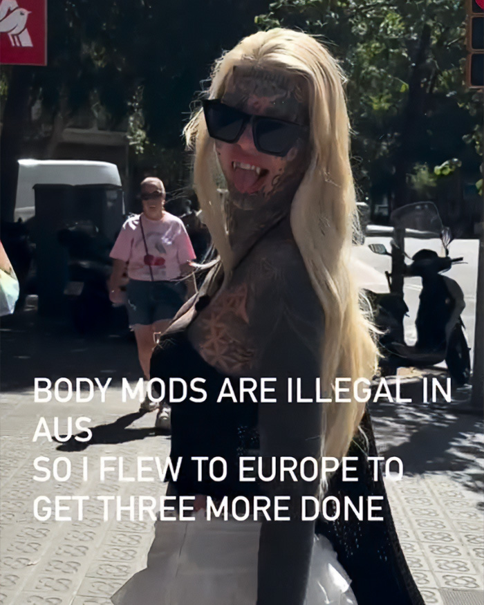 &lsquo;Most Tattooed Woman&rsquo; Crosses Continents To Undergo &lsquo;Highly Illegal&rsquo; Procedure Forbidden In Many Countries