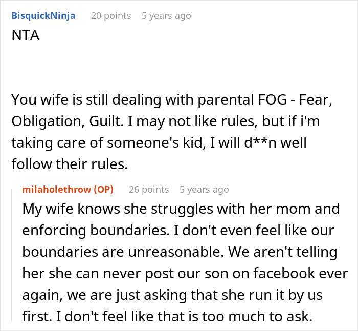 MIL Refuses To Listen To Parents, Keep Crossing Major Boundaries While Babysitting