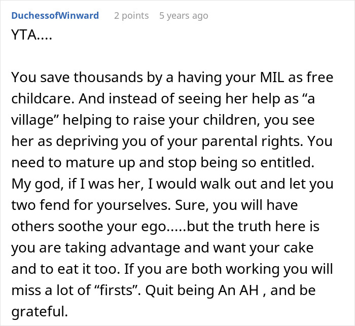 MIL Refuses To Listen To Parents, Keep Crossing Major Boundaries While Babysitting
