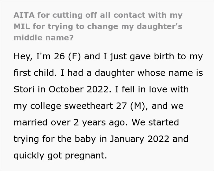 MIL Surprises Woman After Switching Her Behavior After She Gives Birth: “Completely Shocked And Dumbfounded”