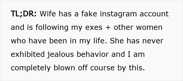 &ldquo;I&rsquo;m The Crazy One, Right?&rdquo;: Man Thinks His Wife Is Drama-Free, Gets An Unexpected Reality Check