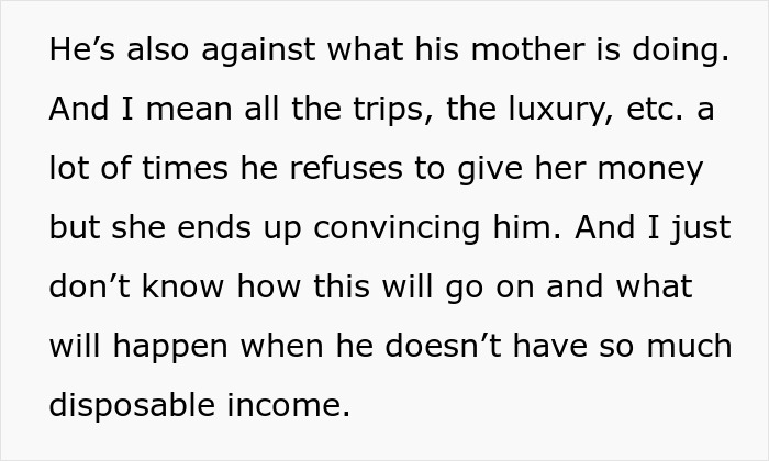 Mama’s Boy Funds Mom’s Fancy Trips, Skeptical Fianc&eacute;e Questions How Things Will Work After Marriage
