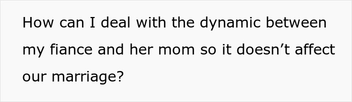Mama’s Boy Funds Mom’s Fancy Trips, Skeptical Fianc&eacute;e Questions How Things Will Work After Marriage