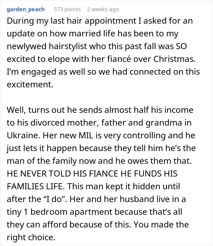 Mama’s Boy Funds Mom’s Fancy Trips, Skeptical Fianc&eacute;e Questions How Things Will Work After Marriage