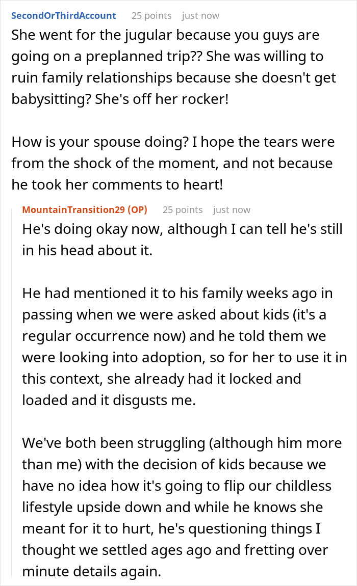 Woman Says Bro Would Be A Horrible Dad, Has A Teary Meltdown When BIL Calls Out Her Parenting