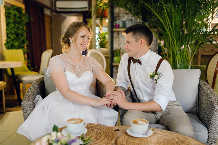 Bridal Couple Watch In Horror As Wedding Falls Apart, Run Away To A Local KFC To Get Married Instead