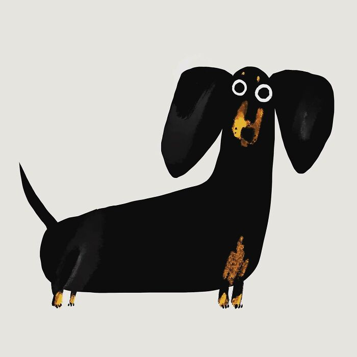 Artist Perfectly Captures The Chaos, Charm, And Strange Logic Of Dogs In These 30 Illustrations