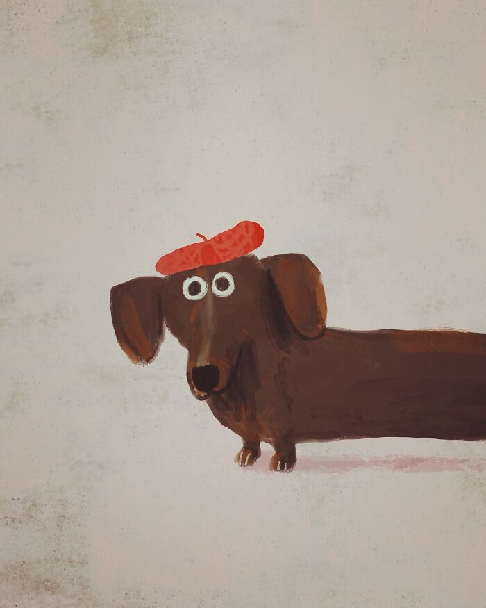 Artist Perfectly Captures The Chaos, Charm, And Strange Logic Of Dogs In These 30 Illustrations