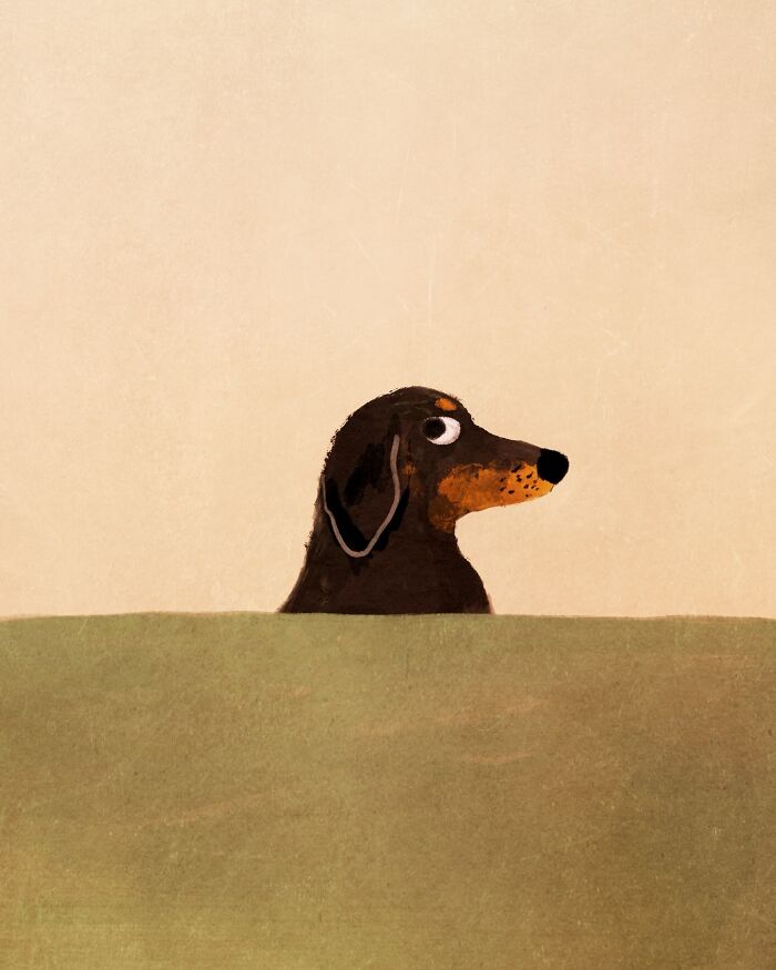 Artist Perfectly Captures The Chaos, Charm, And Strange Logic Of Dogs In These 30 Illustrations