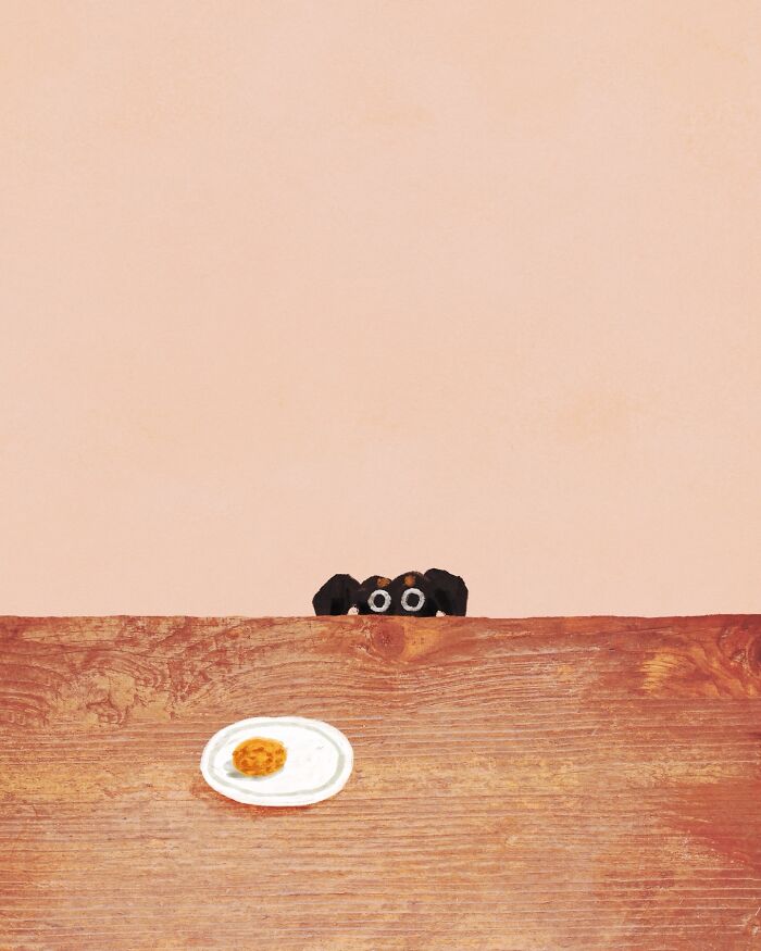 Artist Perfectly Captures The Chaos, Charm, And Strange Logic Of Dogs In These 30 Illustrations