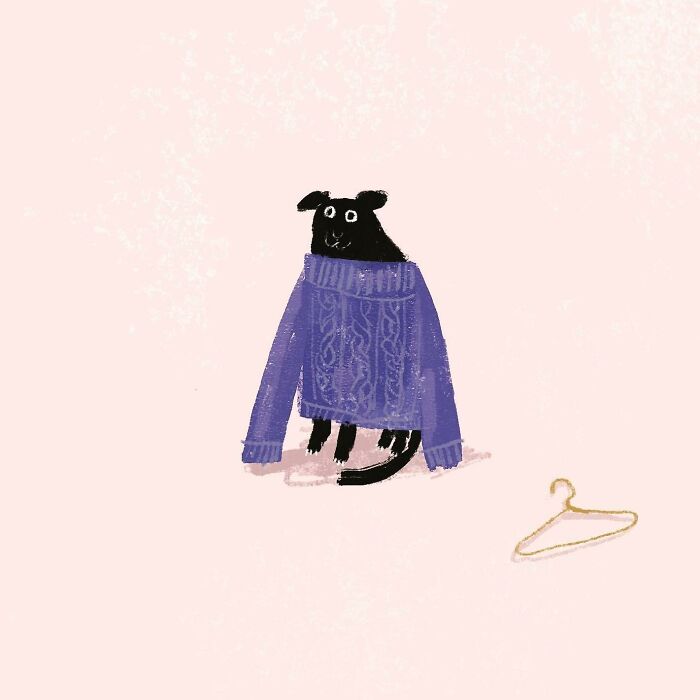 Artist Perfectly Captures The Chaos, Charm, And Strange Logic Of Dogs In These 30 Illustrations