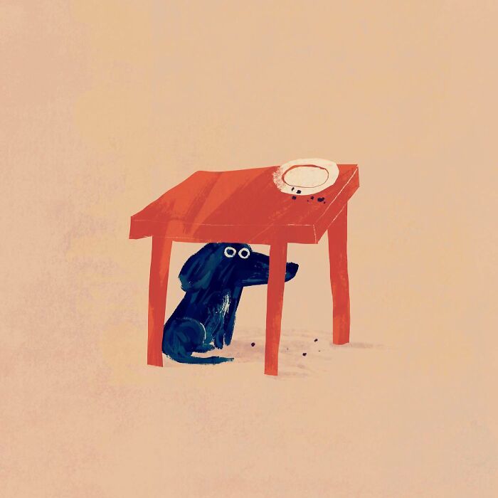 Artist Perfectly Captures The Chaos, Charm, And Strange Logic Of Dogs In These 30 Illustrations