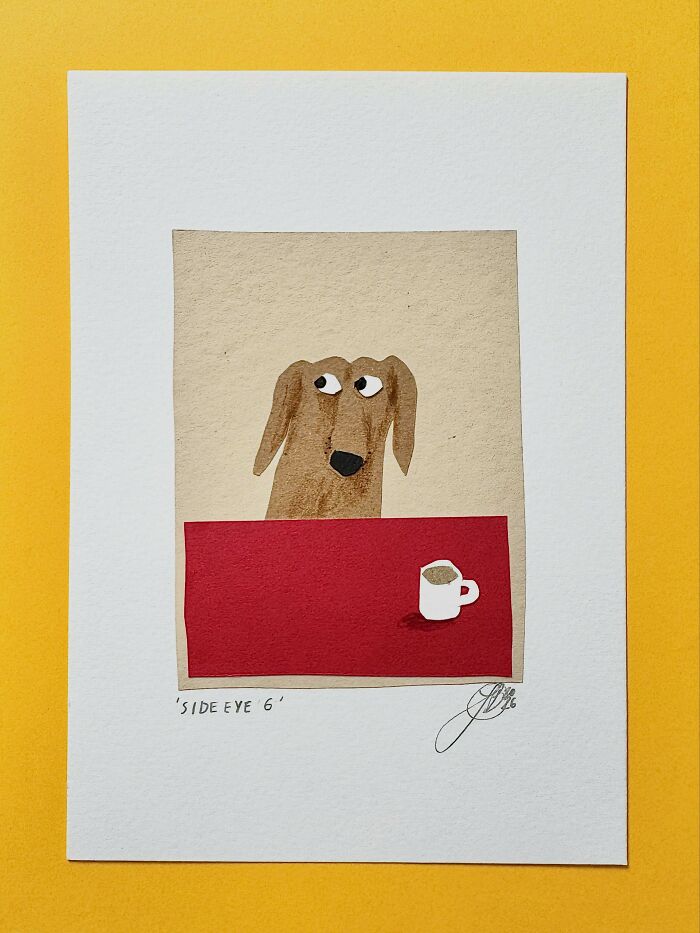 Artist Perfectly Captures The Chaos, Charm, And Strange Logic Of Dogs In These 30 Illustrations