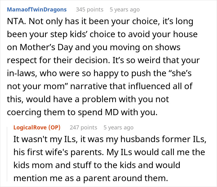 MIL Criticizes Son’s 2nd Wife For Celebrating Mother’s Day With Bio Kids Despite Stepkids’ Coldness