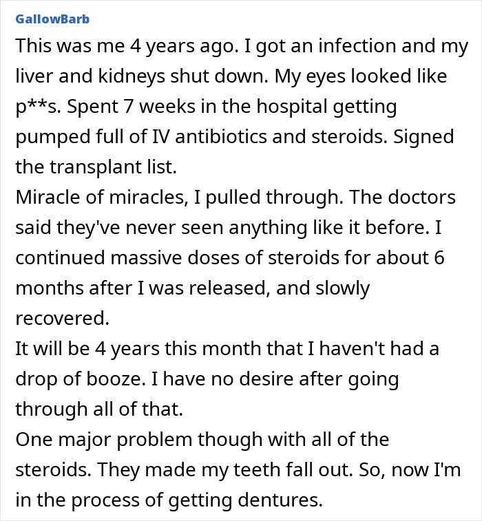 “Your Sign To Stop Now”: Woman’s Story Stuns As She Shares Experience With Liver Failure Due To Drinking