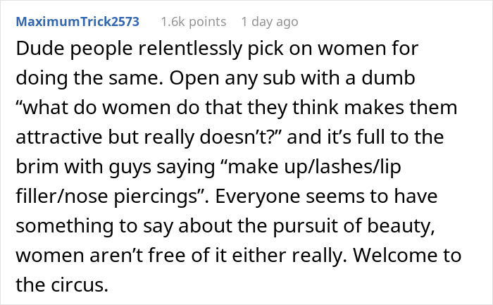 Man Thinks He&rsquo;s Exposed A Massive Beauty Double Standard, The Internet Quickly Disagrees