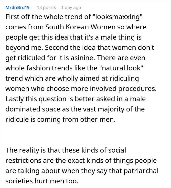 Man Thinks He&rsquo;s Exposed A Massive Beauty Double Standard, The Internet Quickly Disagrees