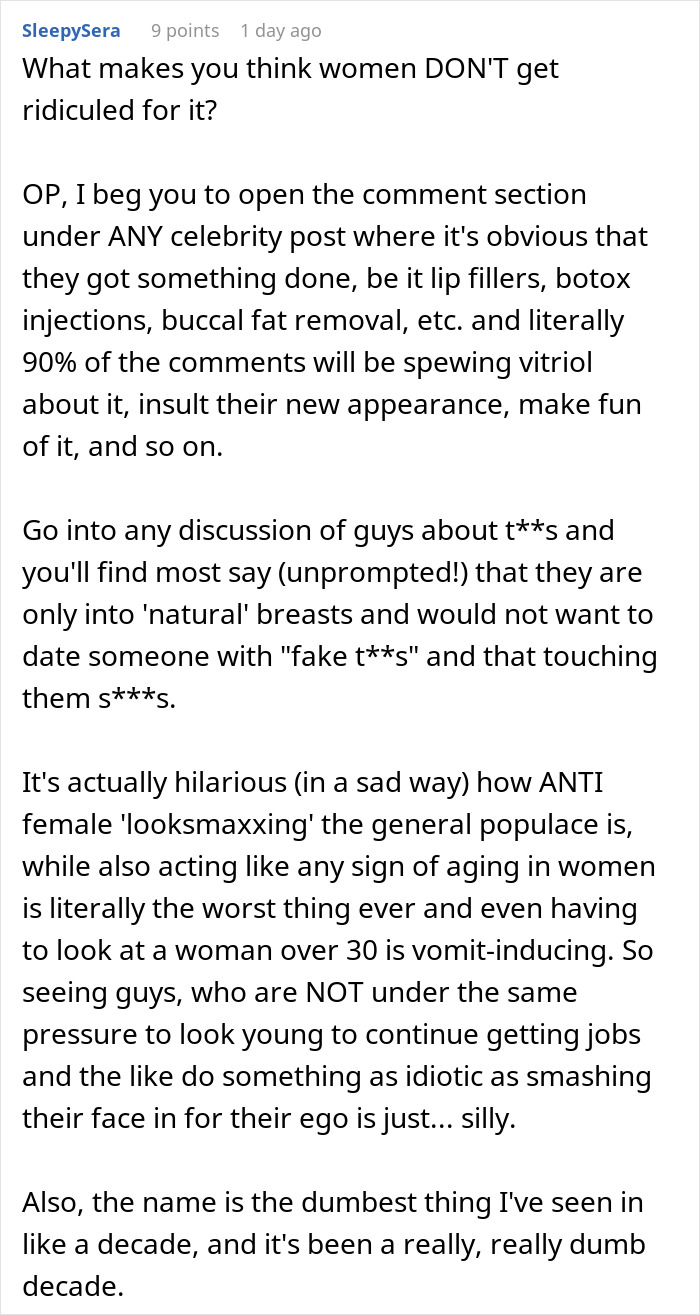 Man Thinks He&rsquo;s Exposed A Massive Beauty Double Standard, The Internet Quickly Disagrees