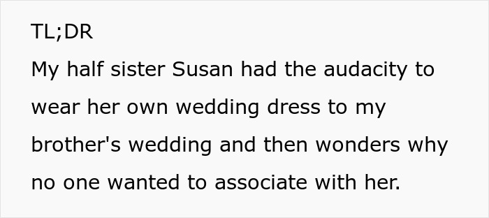 Woman Upset She Gets Ignored At Stepbrother’s Wedding When She Tried So Hard To Be The Center Of Attention