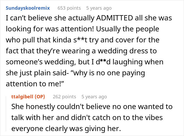 Woman Upset She Gets Ignored At Stepbrother’s Wedding When She Tried So Hard To Be The Center Of Attention