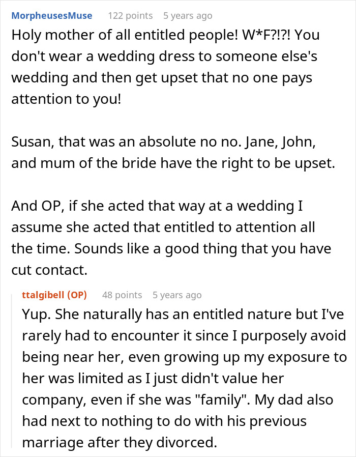 Woman Upset She Gets Ignored At Stepbrother’s Wedding When She Tried So Hard To Be The Center Of Attention