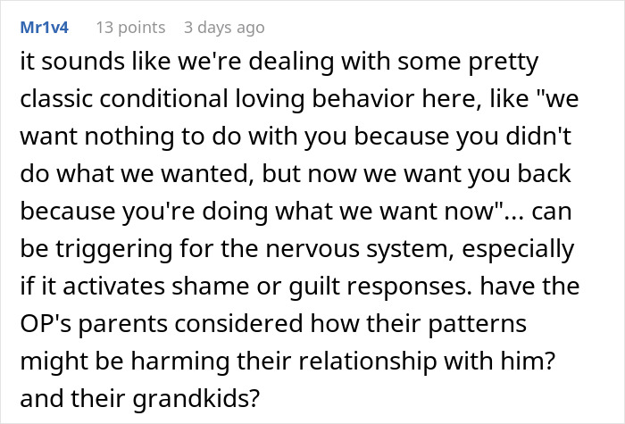 Guy Laughs In Parents’ Faces After They Come Back Into His Life Making Entitled Demands