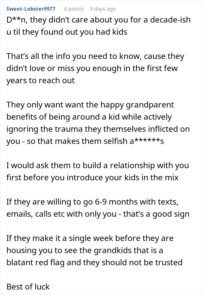 Guy Laughs In Parents’ Faces After They Come Back Into His Life Making Entitled Demands