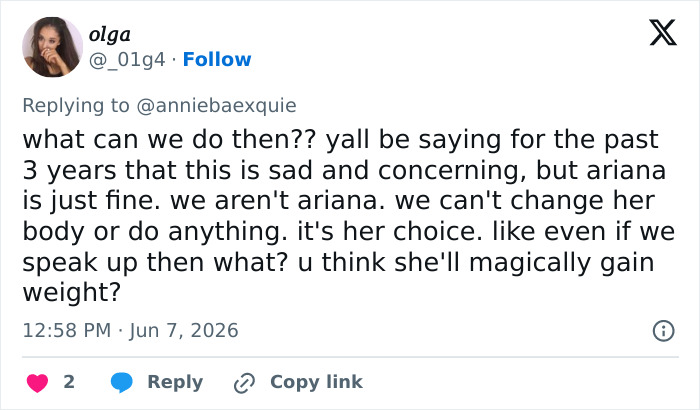 Ariana Grande Fuels Fresh Health Concerns After Kicking Off Tour As Fans Are Convinced “This Is Not Okay” Ariana Grande Fuels Fresh Health Concerns After Kicking Off Tour As Fans Are Convinced “This Is Not Okay”